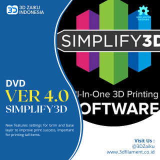 DVD Simplify3D Best 3D Printing Slicer Software Full Version 4.0